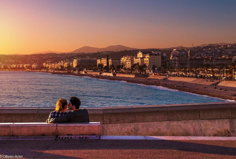 Côte d'Azur, land of lovers